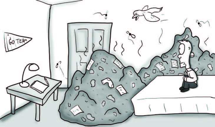 don't forget to clean up your room