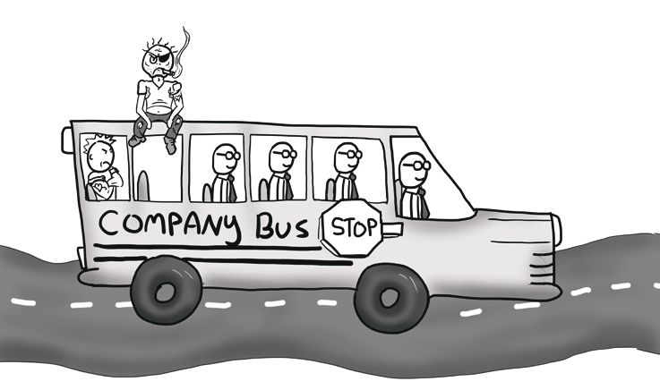 company bus photo